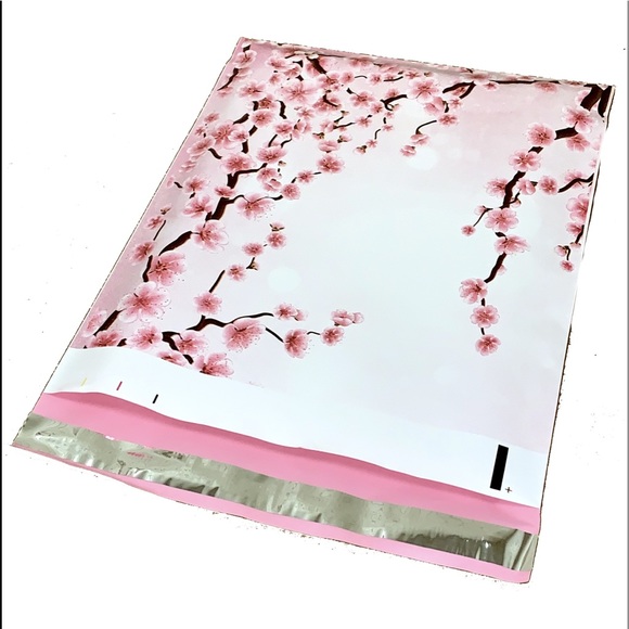 50 10X13 Cherry Blossom Poly Mailers PRICE IS FIRM - Picture 6 of 6